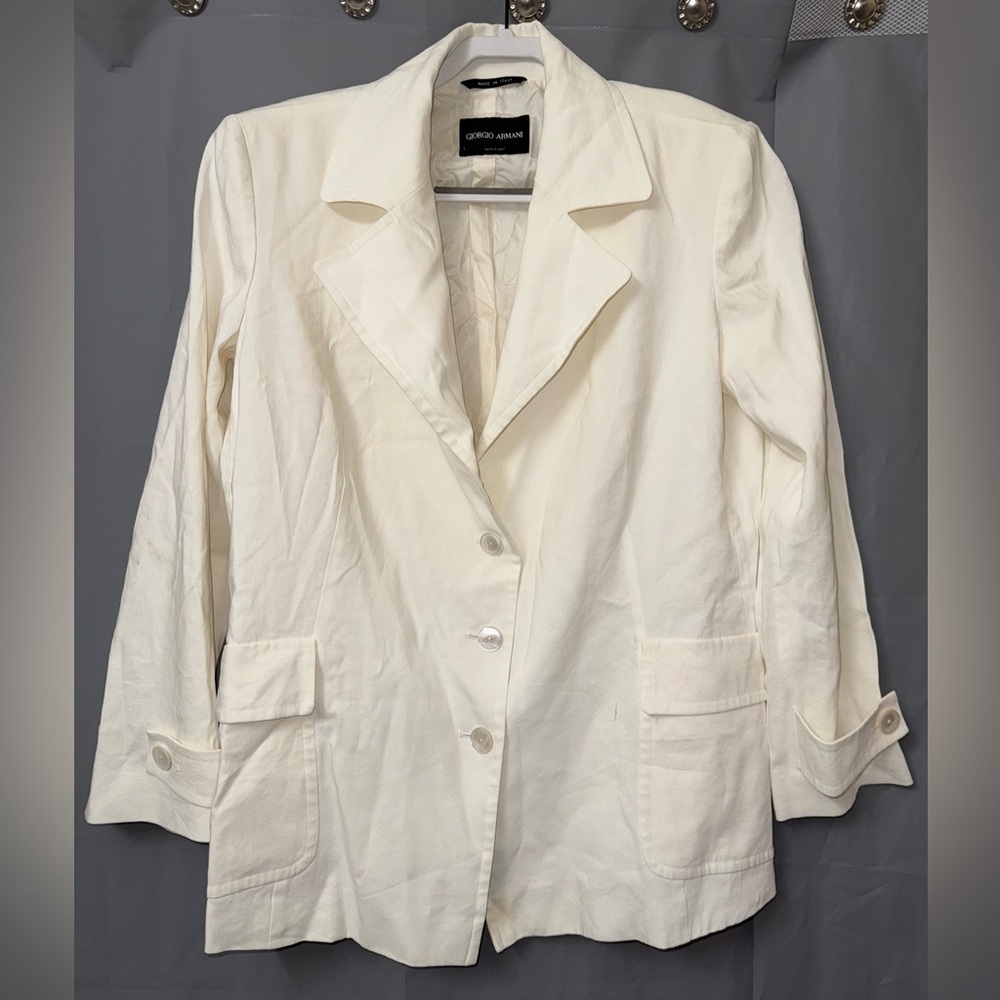 GIORGIO ARMANI WOMEN BLAZER SIZE 50 ( US 14 )